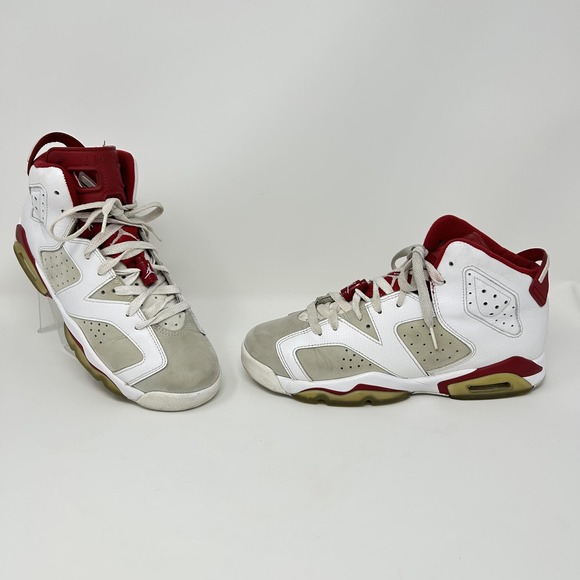 Jordan Other - Air Jordan 6 Retro Shoes Mens Size 7Y Cardinal 384665-113 Basketball Sneakers‎